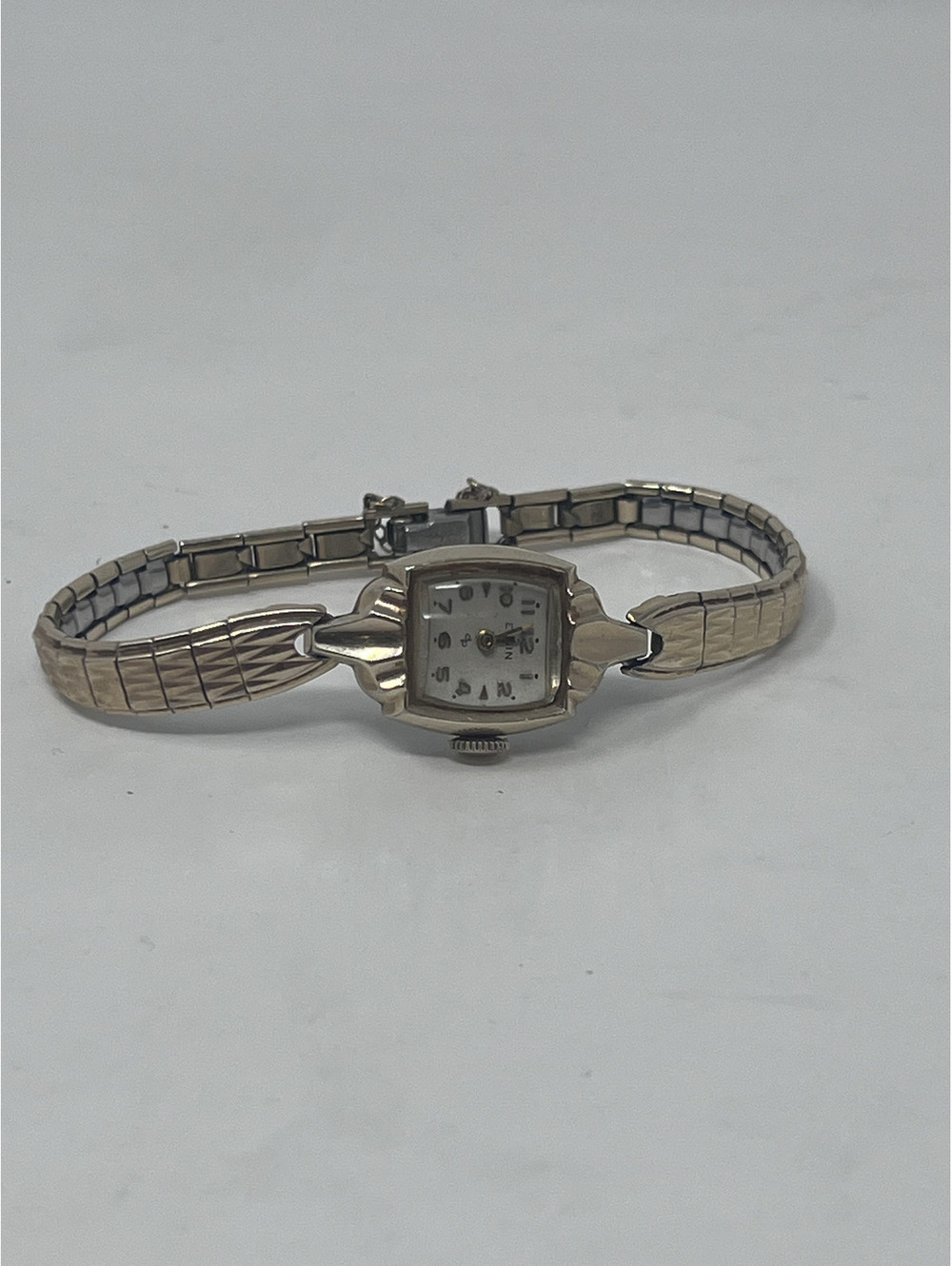 Vintage Elgin Ladies Stainless Steel Wristwatch